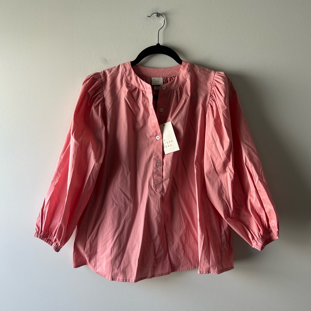 A New Day pink long sleeve top